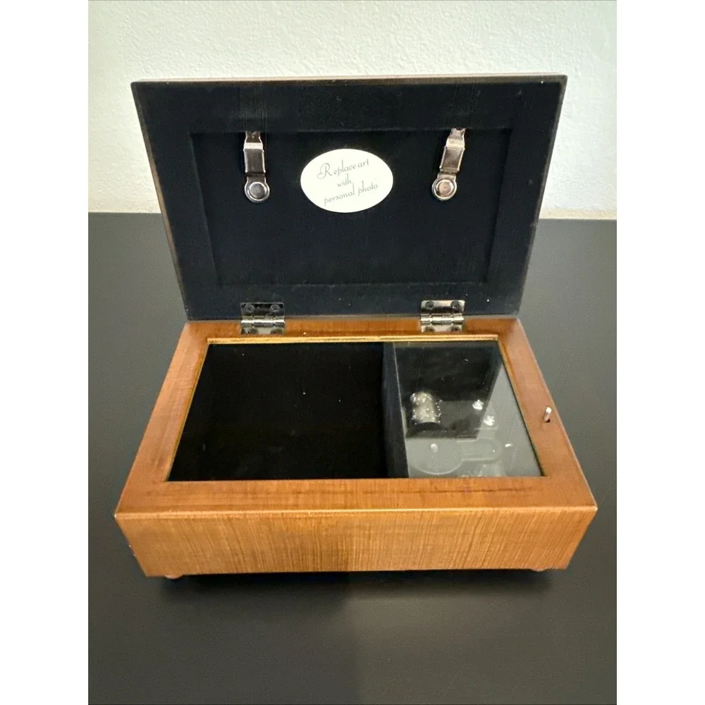 Cottage Garden Sankyo Jewelry Music Box & Photo‎ Frame What a Wonderful World